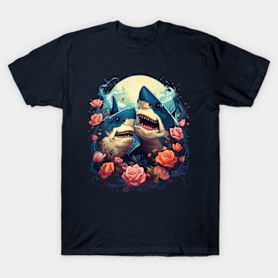 Romantic Sharks T-Shirt